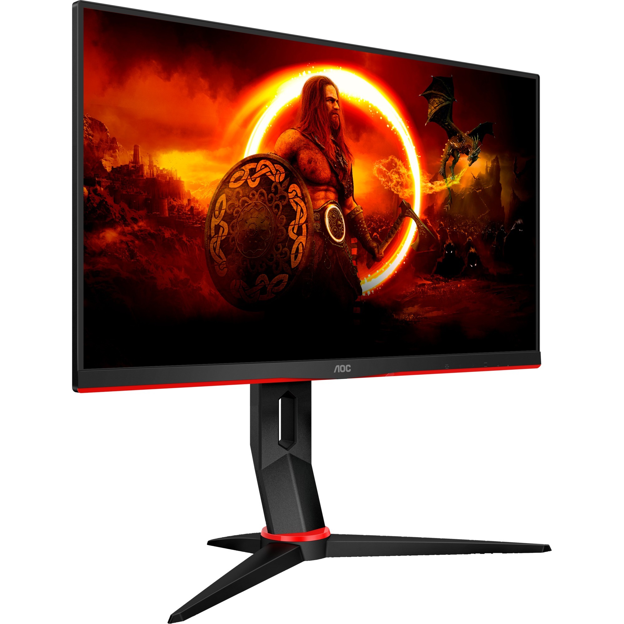 AOC Q24G2A/BK, gaming monitor - 23.8 - black/red, QHD, HDMI ...