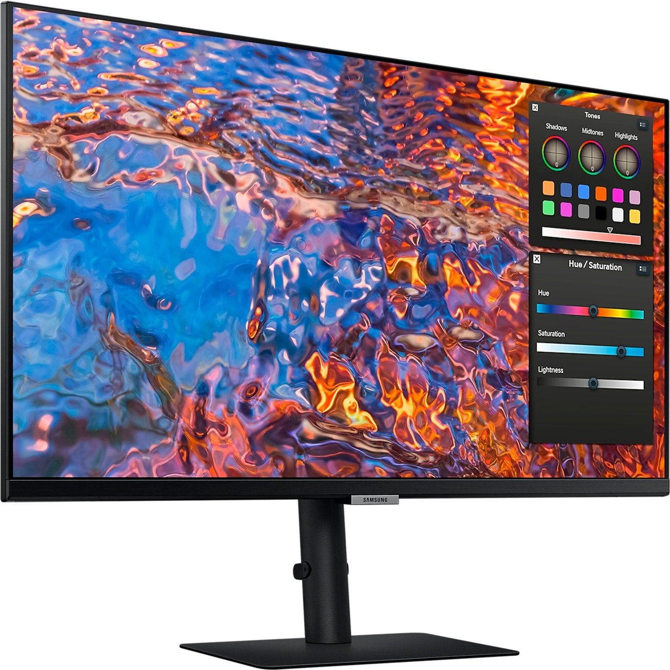 SAMSUNG ViewFinity S8UP S32B800PXP, LED monitor - 32 - black, UltraHD/4K, IPS, USB-A
