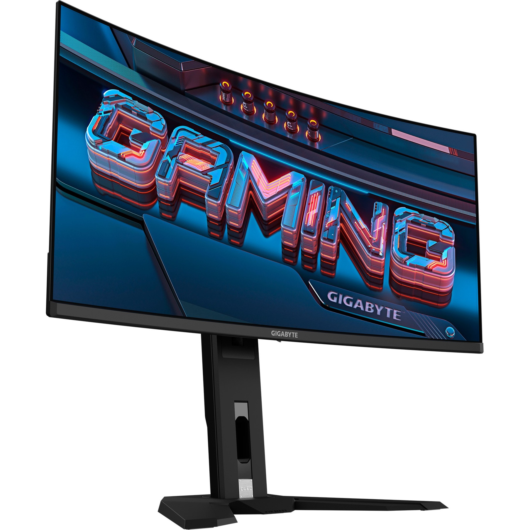 GIGABYTE MO34WQC2, gaming monitor - 34 - black, WQHD, QD-OLED, curved, USB-C, 240Hz panel