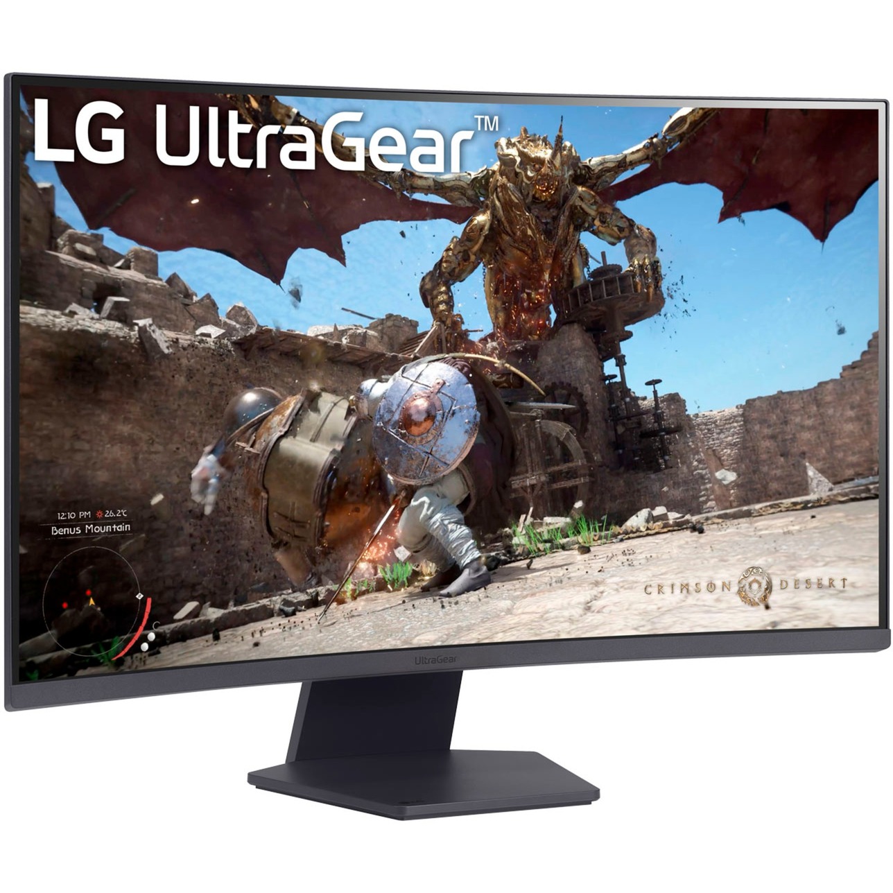 LG UltraGear 27GS60QX-B, gaming monitor (68.4 cm (27 inches), black, WQHD, VA, curved, AMD Free-Sync, 180Hz panel