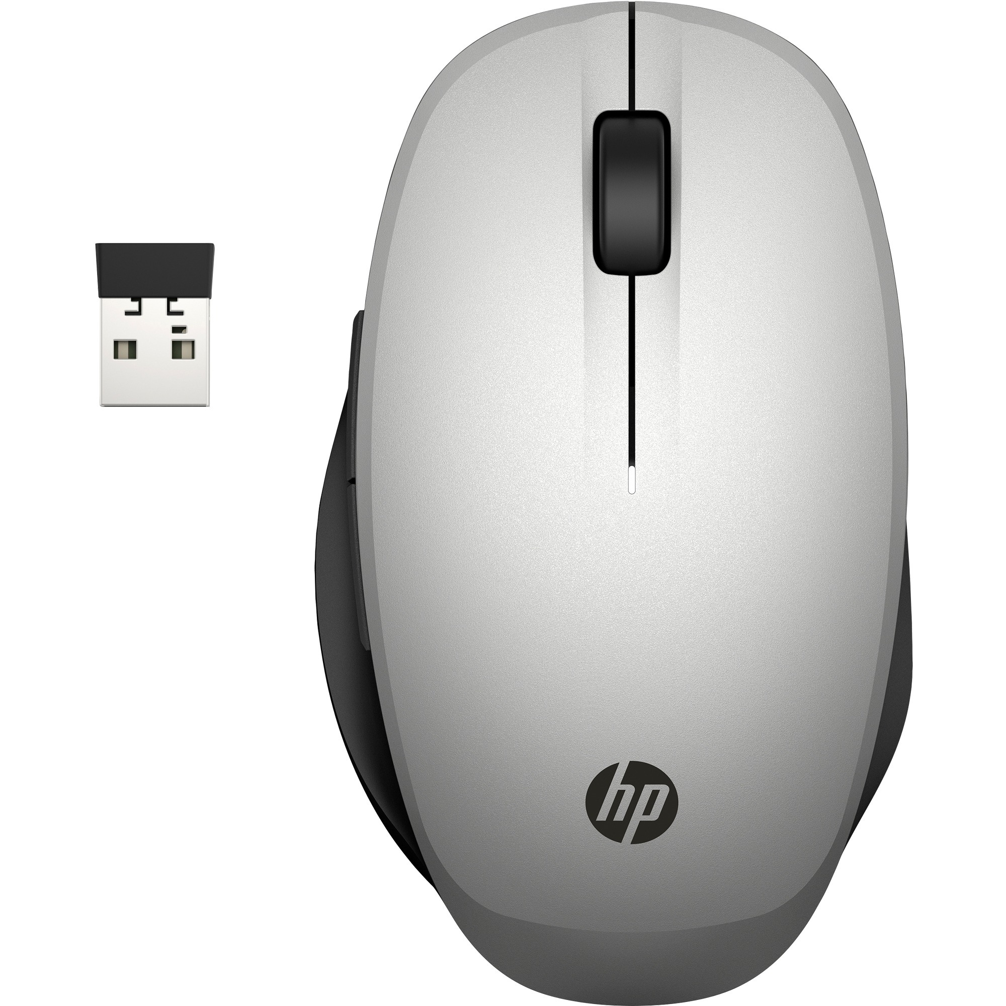 HP Dual Mode Mouse 300 silver - 6CR72AA#ABB