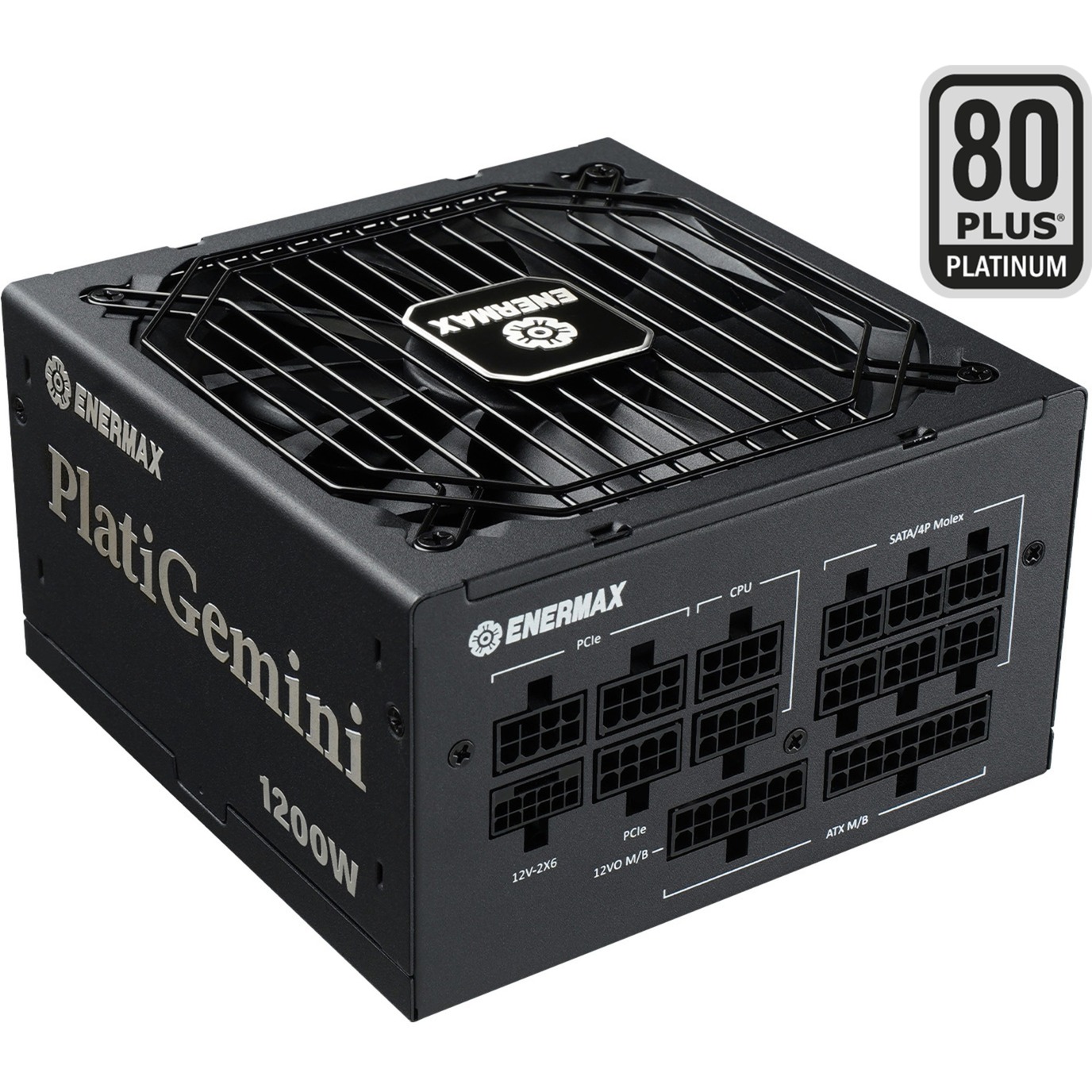 Enermax PlatiGemini 1200W, PC power supply (black, 1200 watts)