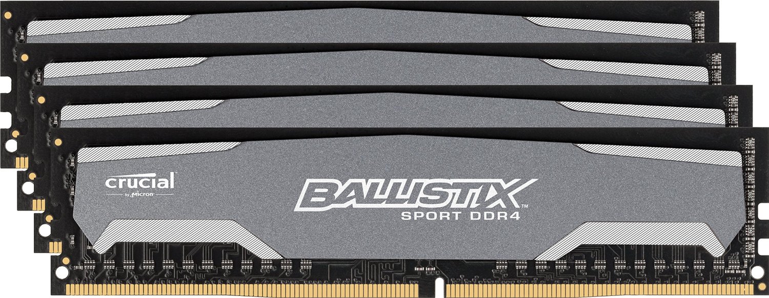 Crucial DDR4 32GB 2400-16 BX Sport Quad