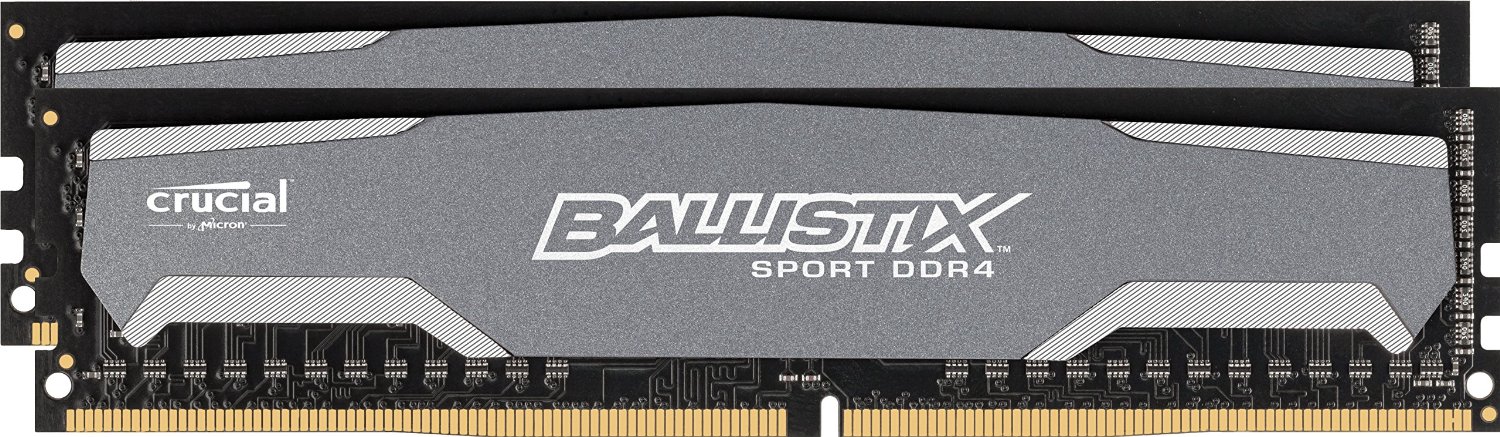 Crucial DDR4 8GB 2400-16 BX Sport Dual