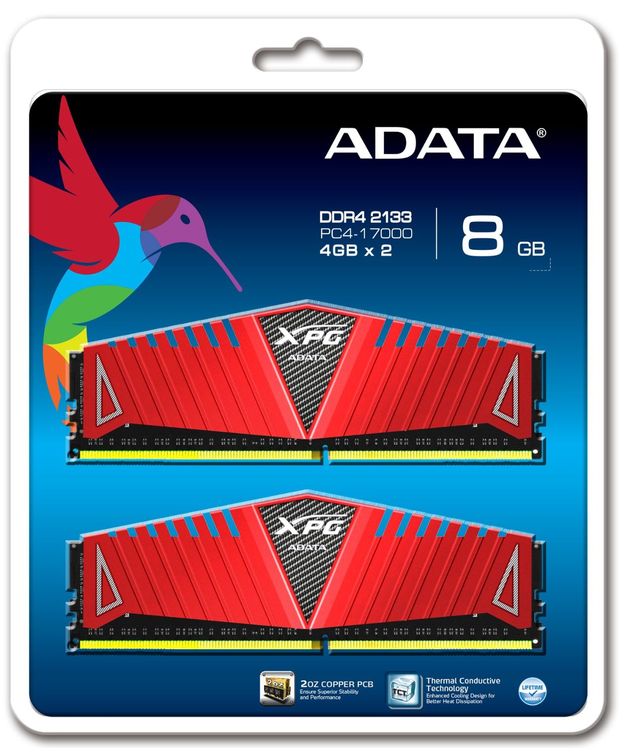ADATA DDR4 8GB 2133-15 XPG Z1 Dual