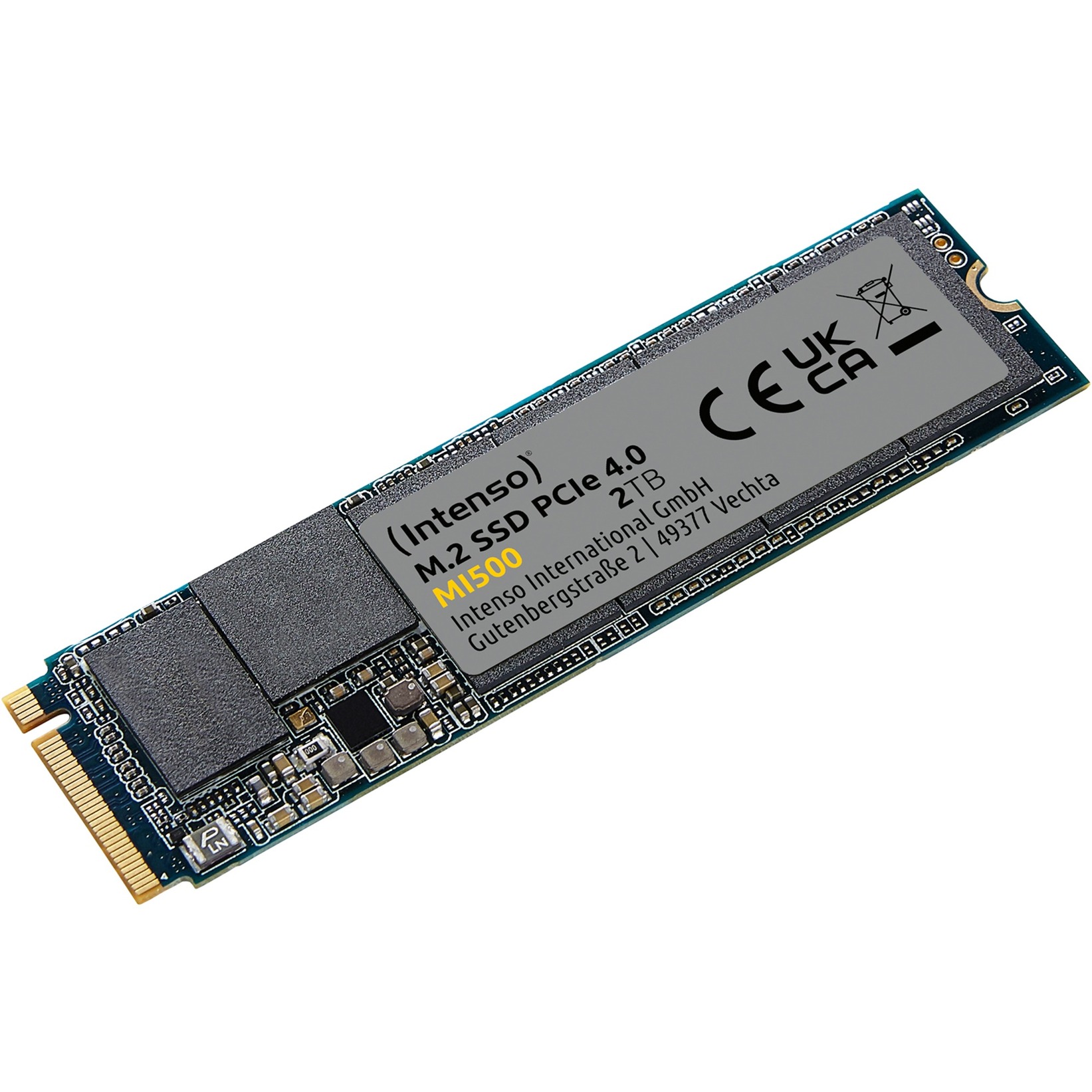 Intenso MI500 2TB, SSD (PCIe 4.0 x4, NVMe 1.4, M.2 2280)